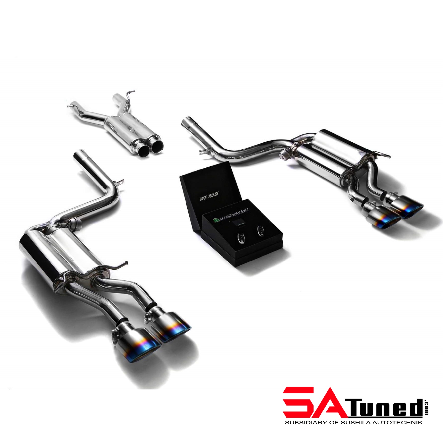 Armytrix Valvetronic Catback Exhaust System For Mercedes Benz W204 C63