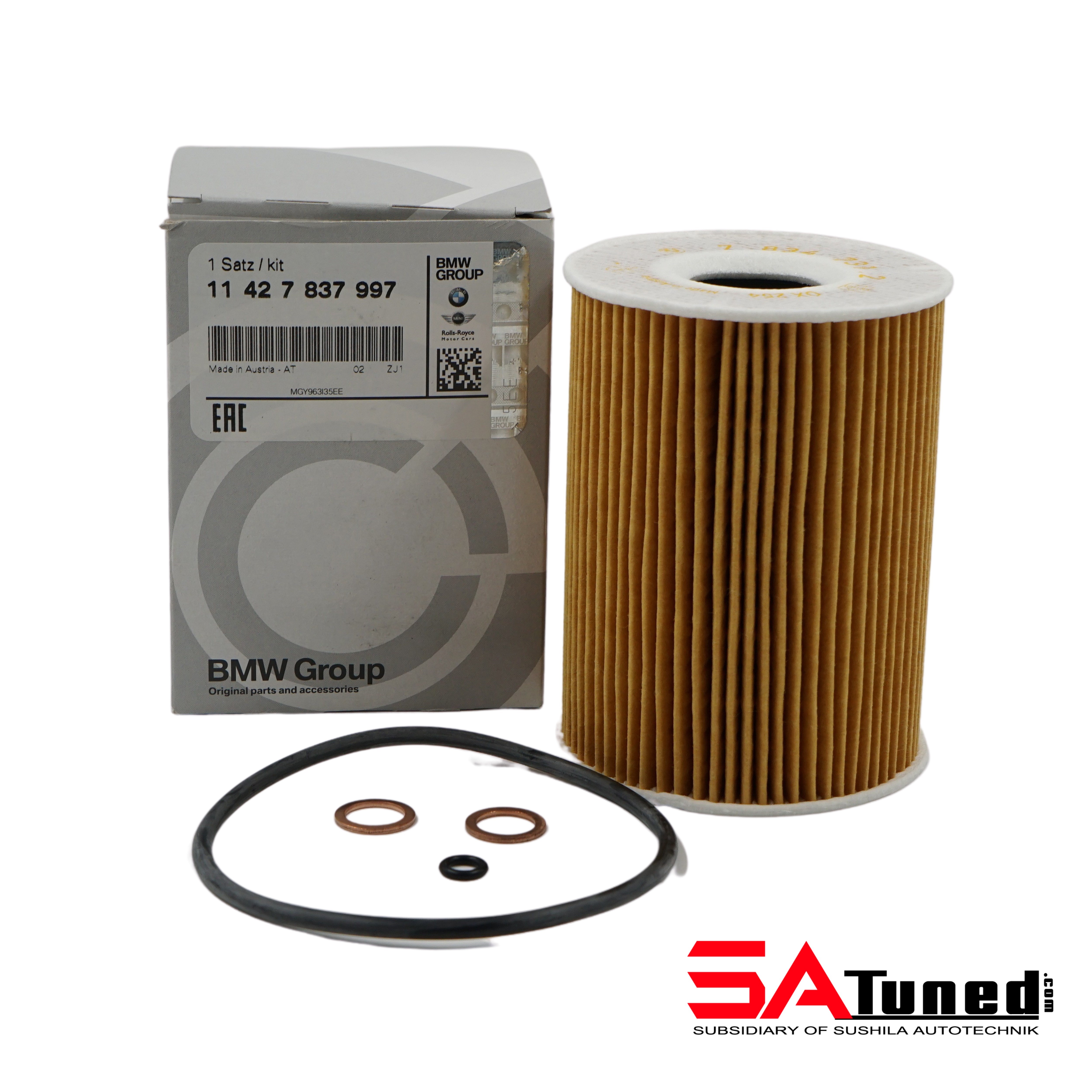 Genuine BMW Oil Filter Kit for BMW E92/E93 M3 SATuned