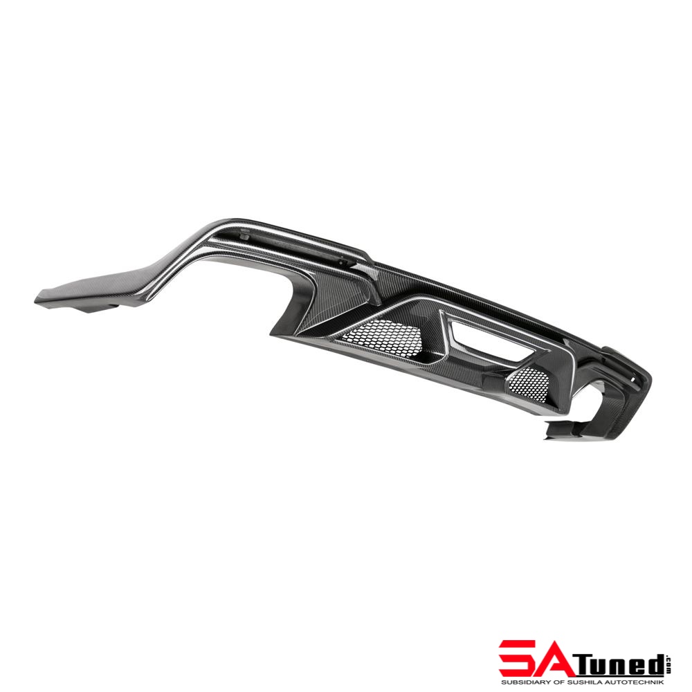 SATuned™ Carbon Fiber Rear Diffuser for Ford Mustang 2018-2020 - SATuned