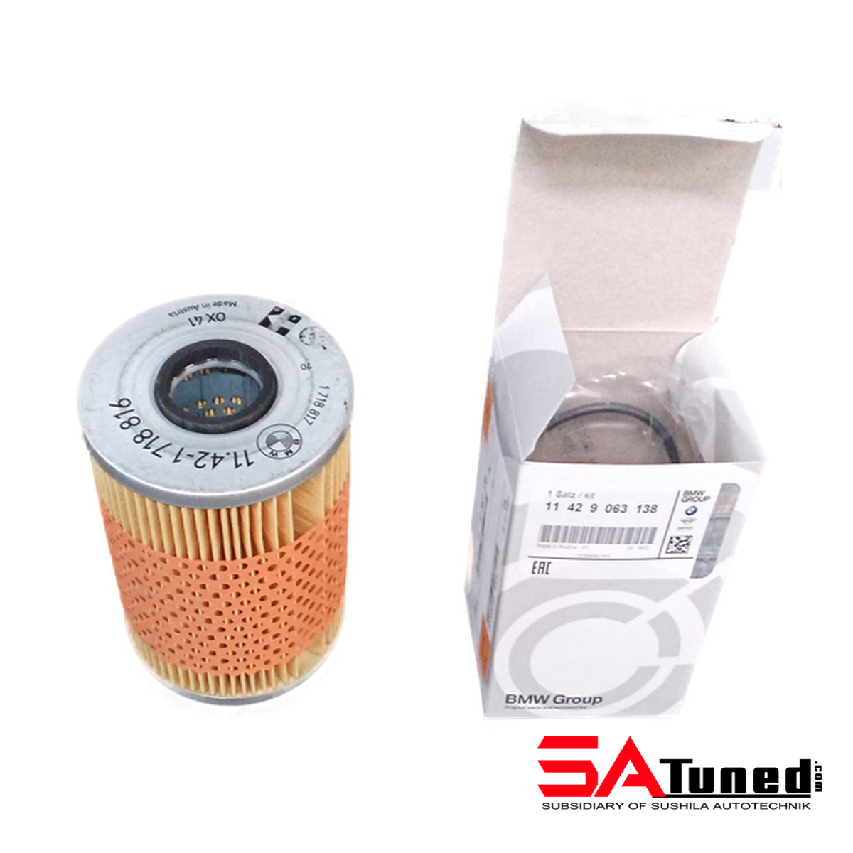 Genuine Bmw Oil Filter For E I I M Satuned