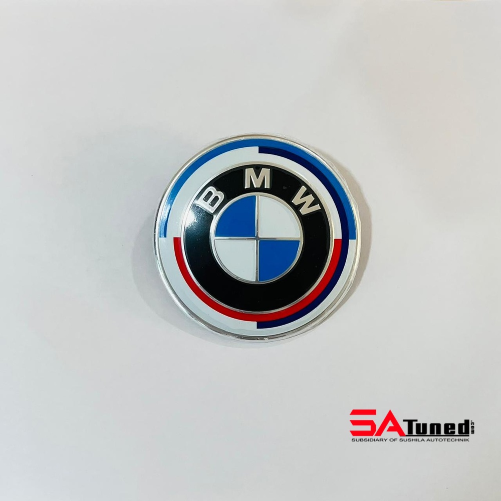 SATuned™ BMW 50th Anniversary M Heritage Hood Logo (82mm) - SATuned