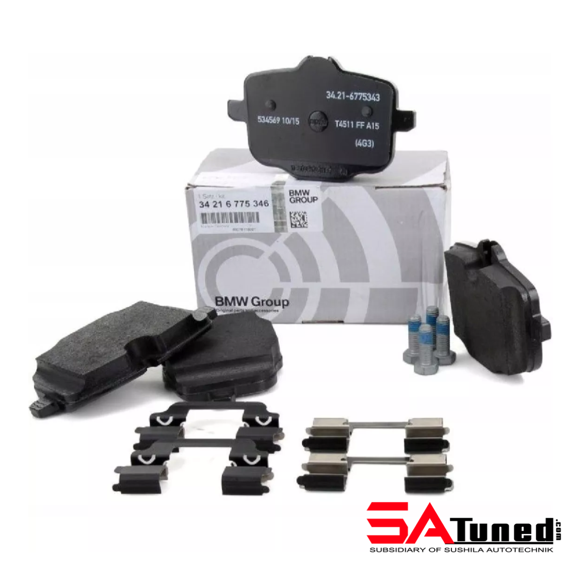 Genuine BMW Rear Brake Pads For 5, 6 Series SATuned