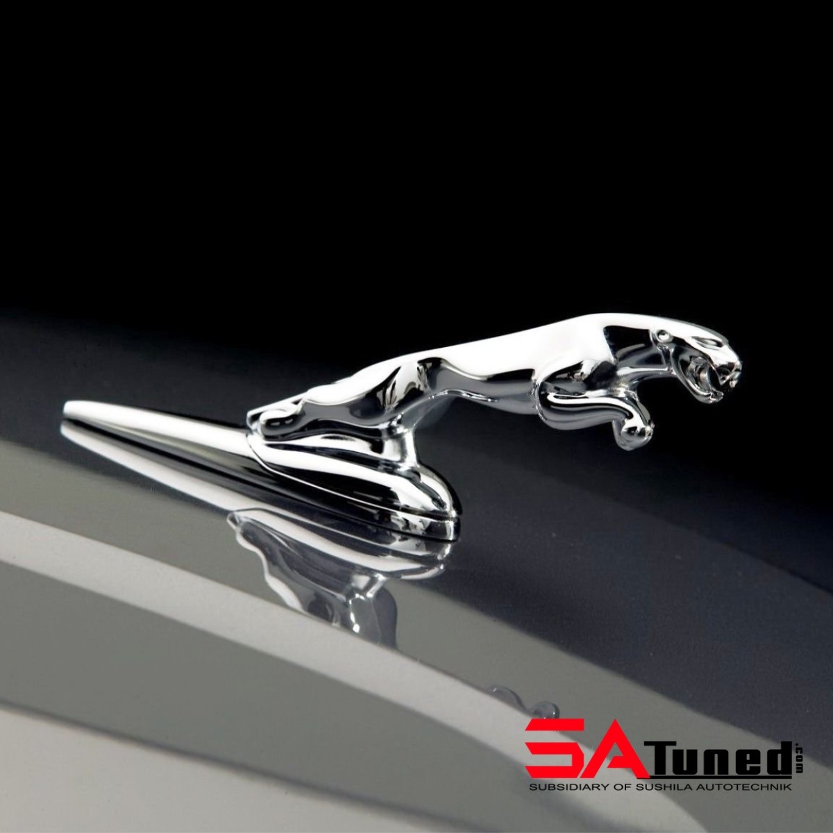 Jaguar Leaper Chrome Hood Emblem SATuned