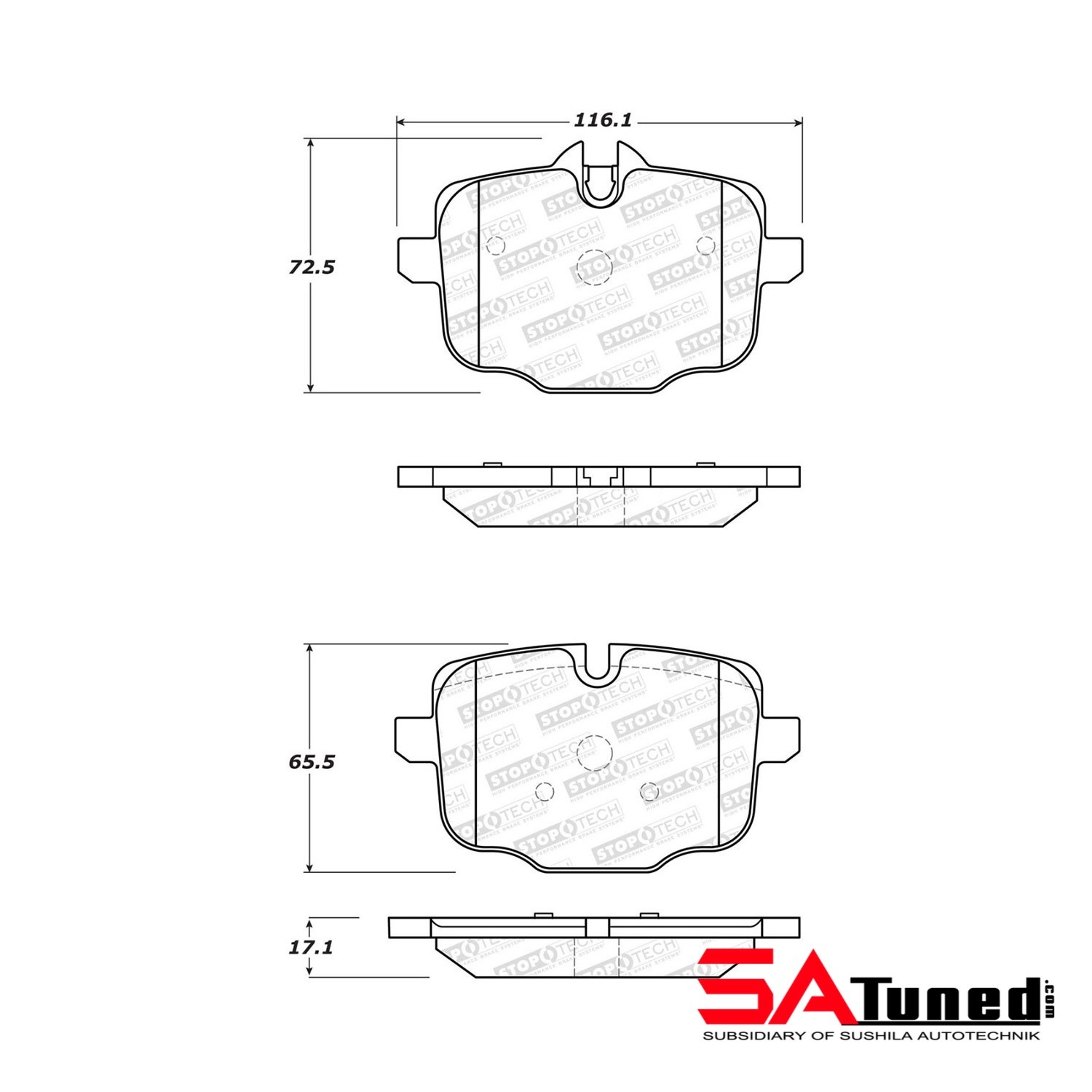 Stop Tech Brake Pad For BMW - SATuned