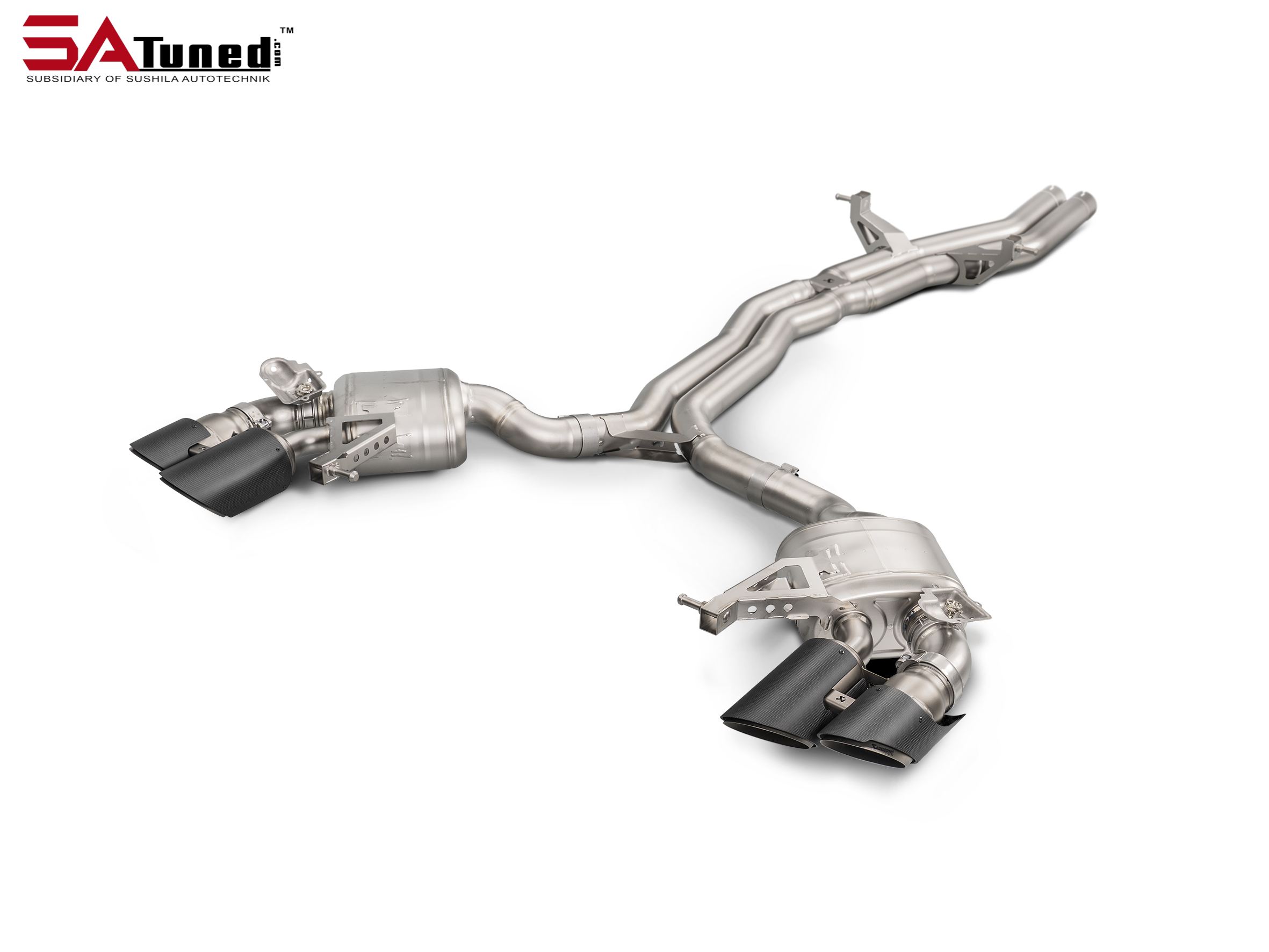 Akrapovic Fitting Kit | Porsche Macan S / Turbo Non-Sport (15-18) (P-HF1228) main image 0