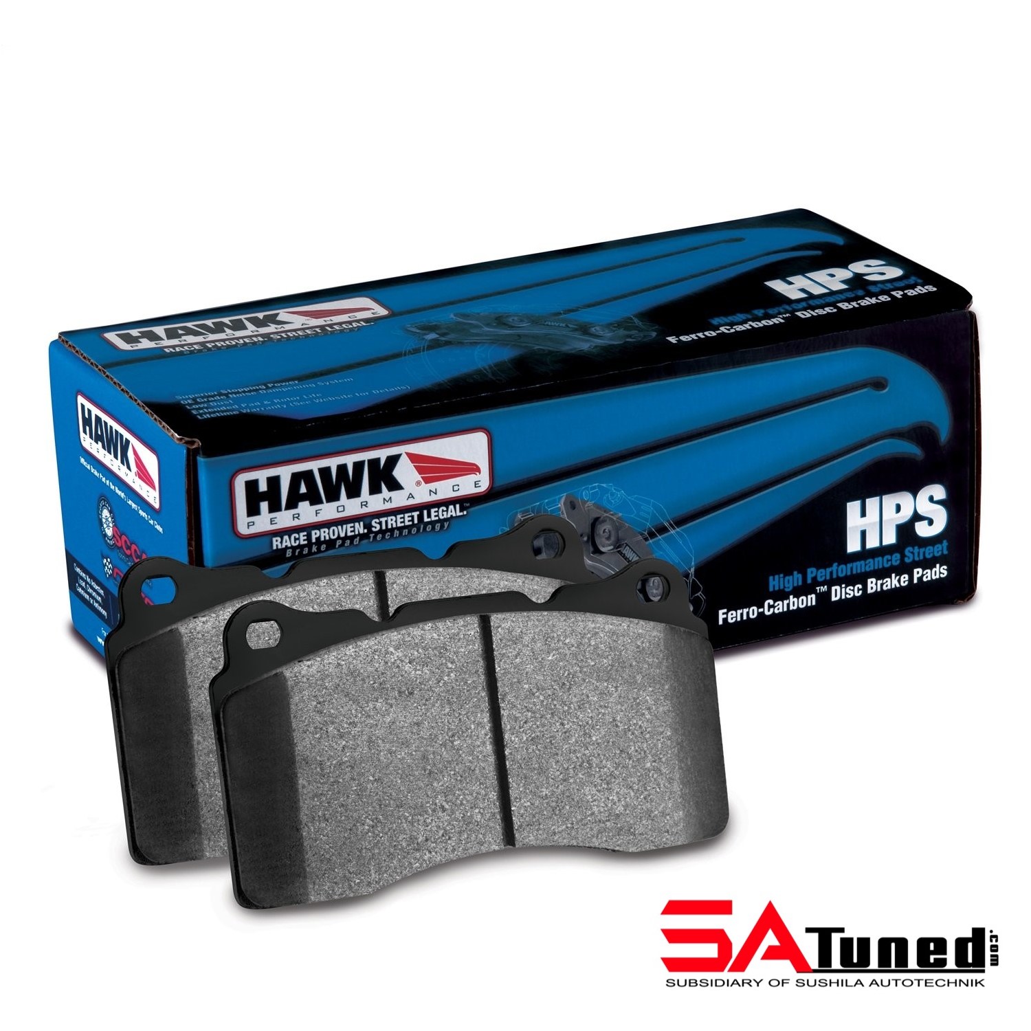 Hawk 09 Nissan GT-R R35 HPS Street Front Brake Pads