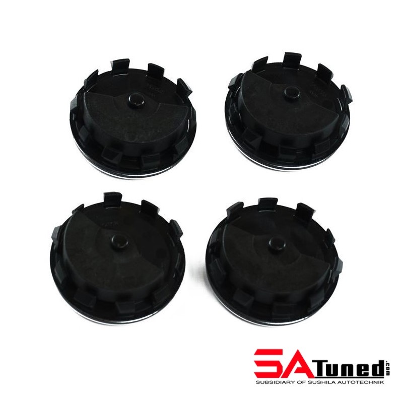 thumbnail image 2 of 92motorsports BMW Floating Wheel Center Cap Set – Black/White, 68mm & 56mm For E/F/G Series 2 of 6
