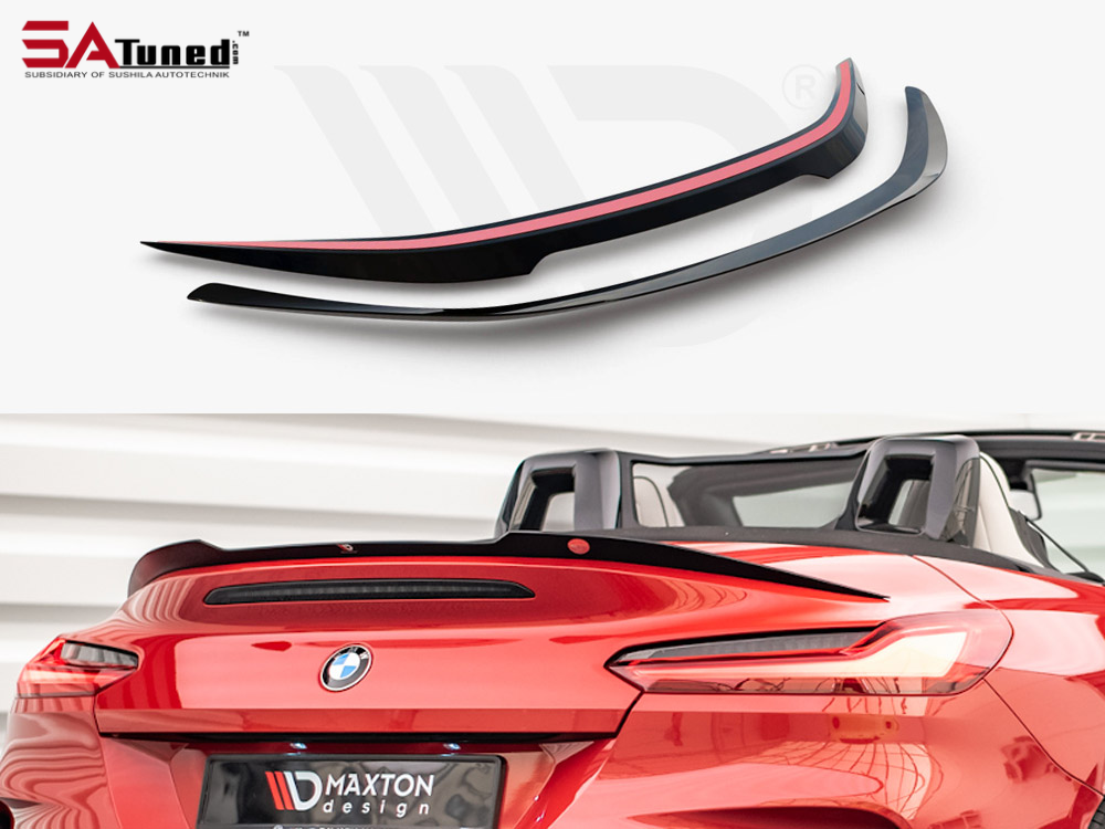 Maxton Design Spoiler Extension CAP – Gloss Black ABS, BMW Z4 G29 M-Pack Rear